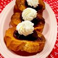 クックみゅーみゅー's cooksnap of when they made ✿イチゴショート風トースト.