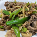 半熟王子's cooksnap of when they made 牛肉としめじのオイスターソース炒め.