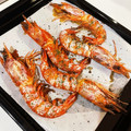 瀬戸ぽん's cooksnap of when they made ☆★海老の塩焼き★☆【殻はエビ汁に♪】.
