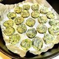 ウマナミ's cooksnap of when they made 離乳食手づかみ食に★小松菜バナナおやき.