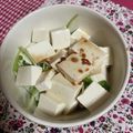 クック49L4Ho☆'s cooksnap of when they made 超簡単！ピリ辛豆腐サラダ.
