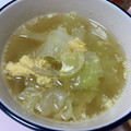 ちびまる☆★'s cooksnap of when they made キャベツと玉ねぎと卵の中華スープ.