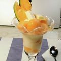 ルチアーノ★★★'s cooksnap of when they made 季節のフルーツパフェ(桃のパフェ).
