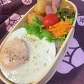 YU-ZEN's cooksnap of when they made 100均ホットケーキ型で丸い！目玉焼き.
