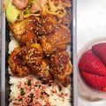 あまゆ0216's cooksnap of when they made ごまたっぷり甘辛鶏もも弁当.