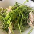 クックYH87UM☆'s cooksnap of when they made ささみと豆苗のシャンタン胡麻和えナムル風.