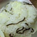 ゆけり３兄弟's cooksnap of when they made ✿塩昆布＊チーズおにぎり✿.