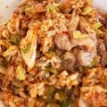 ちぴ隊長's cooksnap of when they made 残りご飯で☆豚キムチ炒飯.