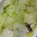 ナーちゃん's cooksnap of when they made 超簡単！ごま油が効いたレタス塩昆布サラダ.