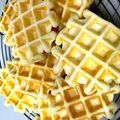 ここあ1215's cooksnap of when they made ボウルひとつで簡単ワッフル☆.