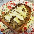 龍青空ママ's cooksnap of when they made フライパン1つできのこトースト.