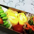龍青空ママ's cooksnap of when they made お弁当に✿カニカマ1本で塩麹卵焼き.