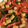 ame-ikuru's cooksnap of when they made ヤングコーン*いんげん*パプリカ炒め☆.