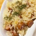 白モンブラン's cooksnap of when they made ウインナーとマッシュルームの簡単ピラフ♪.