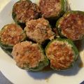 クックG30IZQ☆'s cooksnap of when they made 我が家のピーマンの肉詰め♪.