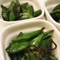 COOKVOC's cooksnap of when they made スナップエンドウと塩昆布のナムル.