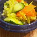 kakizou's cooksnap of when they made キャベツと人参ときゅうりの簡単ピクルス♪.