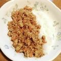 ナンキンハゼ's cooksnap of when they made 鶏ひき肉でキーマカレー.