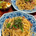 ルぴあ's cooksnap of when they made あえるだけ♪塩辛パスタ.