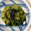 ˚✧₊⁎ゆう˚✧₊⁎'s cooksnap of when they made きゅうりとわかめの酢みそ和え.