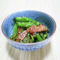 ＠迷子＠'s cooksnap of when they made ししとうとベーコンのごま和え.