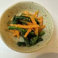 みぽやま's cooksnap of when they made 小松菜とにんじんのナムル.