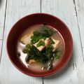 おはなすき's cooksnap of when they made 厚揚げとわかめのお味噌汁〜♪♪♪.