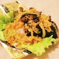 私市ビッキーズ津門巳's cooksnap of when they made “大根レタスサラダ色々トッピン具”.