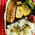 マルんちの丸顔's cooksnap of when they made 旨っ！お弁当のカニカマ入り卵焼き.