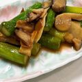 mana5797's cooksnap of when they made アスパラとエリンギのバター醤油ソテー.
