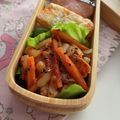まじゅじゅ's cooksnap of when they made さつまいもと豚肉の甘辛コチュジャン炒め♡.