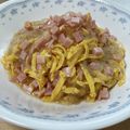 みょんとも's cooksnap of when they made 卵焼きとベーコンの春雨サラダ.