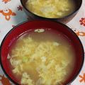 赤い電話's cooksnap of when they made 長ネギとたまごの味噌汁.