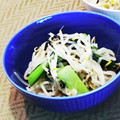 Dellaたん's cooksnap of when they made 簡単！モヤシと海苔の和え物 ナムル風.
