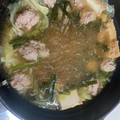 猫のミイヤ's cooksnap of when they made 豚だんごと厚揚げの春雨鍋.