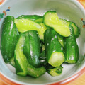 Emihann's cooksnap of when they made 簡単！きゅうりの漬け物☆山葵漬け.