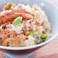 Aloha☆★'s cooksnap of when they made 枝豆がんもと桜えびの炊き込みごはん.