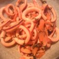 くーこぷ's cooksnap of when they made イカとニンニクの炒め物.