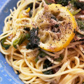 もぐもぐくん。's cooksnap of when they made 簡単！ツナとほうれん草の和風パスタ.