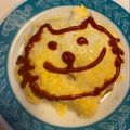 ★やっちん★'s cooksnap of when they made 炊飯器でチキンライス♪オムライスに♪.