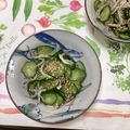おはなすき's cooksnap of when they made 夏い日に！＊きゅうりとしらすのナムル＊.