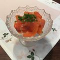 こつゆ514's cooksnap of when they made サーモンと万能ねぎの丸鶏ナムル.