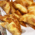 ぱんりんまま's cooksnap of when they made 余ったシュウマイの皮でサモサ☆.