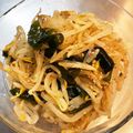 凸凹ポスト's cooksnap of when they made ❤もやしとワカメのナムル❤.
