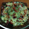 55才のおじさん's cooksnap of when they made ほうれん草ベーコンとトマトのチーズ焼き.