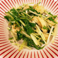 なーなちゃん's cooksnap of when they made レンジとめんつゆで♪水菜と油揚げの煮浸し.