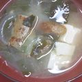 ささささ＆＊'s cooksnap of when they made 長芋の皮　味噌汁.