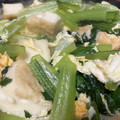 ♪みつき☆'s cooksnap of when they made 小松菜と厚揚げの卵とじ.