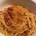 もふもふ花ちゃん's cooksnap of when they made ツナのトマトクリームパスタ.