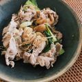 kdm915's cooksnap of when they made チンゲン菜と豚肉の生姜しょう油炒め.